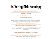 Tablet Screenshot of dirk-koentopp.com